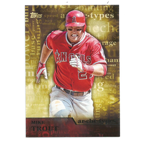 MIKE TROUT 2015 TOPPS ARCHETYPES #A-4