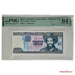 CUBA, PRUEBA ATM DE 20 PESOS, 2004