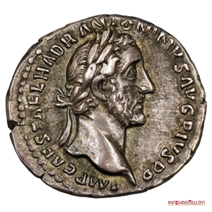 IMPERIO ROMANO, DENARIO. CECA DE ROMA, 150DC. ANTONIO PIO