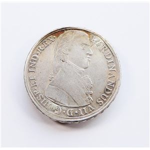 ESPAÑA MEDALLA-MONEDA DE PROCLAMACIÓN Y JURA DE LIMA A FERNANDO VII (1808)