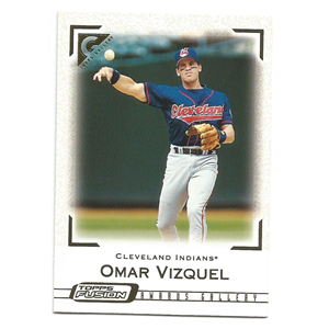 OMAR VIZQUEL 2001 TOPPS FUSION #188