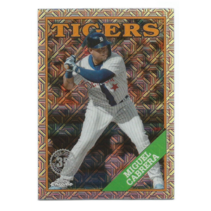 MIGUEL CABRERA 2023 TOPPS SERIES 1 1988 TOPPS CHROME SILVER PACK #T88C-71