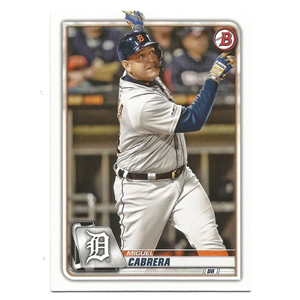 MIGUEL CABRERA 2020 BOWMAN #93