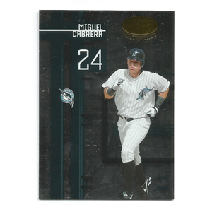 MIGUEL CABRERA 2005 LEAF CERTIFIED MATERIALS #110