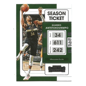 GIANNIS ANTETOKOUNMPO 2021-22 PANINI CONTENDERS #73