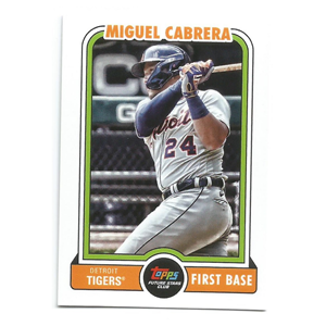 MIGUEL CABRERA 2022 TOPPS FUTURE STARS CLUB FEBRUARY #1