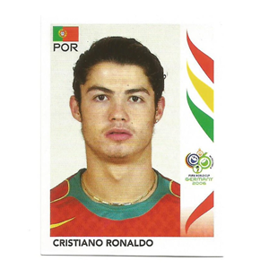 CRISTIANO RONALDO 2006 PANINI WORLD CUP ALBUM STICKERS #298