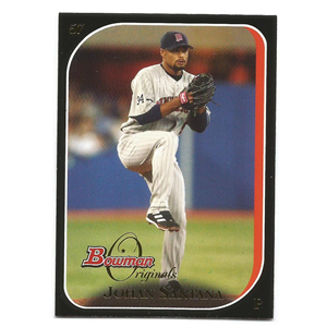 JOHAN SANTANA 2006 BOWMAN ORIGINALS #33 BLACK NUMERADA /99