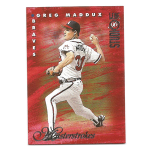 GREG MADDUX 1996 LEAF STUDIO MASTERSTROKES #8 NUMERADA /5.000