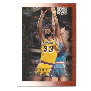 KAREEM ABDUL-JABBAR 1999-00 UPPER DECK NBA LEGENDS #54