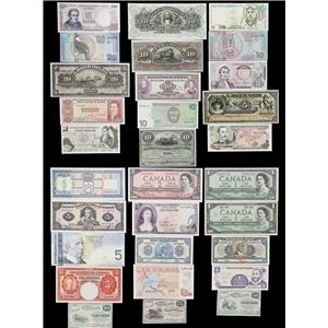 LOTES MIXTOS. LOTE DE (30). BANCOS MIXTOS. DENOMINACIONES MIXTAS, FECHAS MIXTAS. P-VARIOS. SIN CIRCULAR.