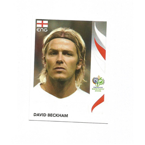 DAVID BECKHAM 2006 PANINI WORLD CUP ALBUM STICKERS #103