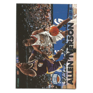 ALLEN IVERSON (GUARDED BY KOBE BRYANT) 1999-00 FLEER TRADITION #123