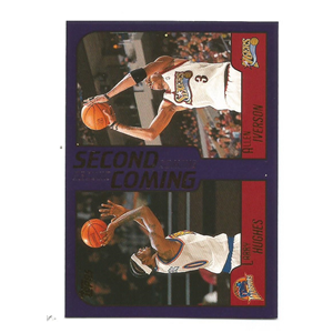 ALLEN IVERSON LARRY HUGHES 2000-01 TOPPS #291