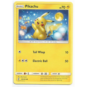 PIKACHU 2019 POKÉMON SUN & MOON UNIFIED MINDS #56